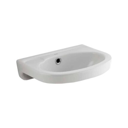 Kale Optimum 35 cm Beyaz Armatür Deliksiz Lavabo - 310200200116 - Asma Lavabo