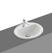 Kale Optimum 52 cm Beyaz Armatür Delikli Tezgah Üstü Lavabo - 310200200092 - Tezgah Üstü Lavabo