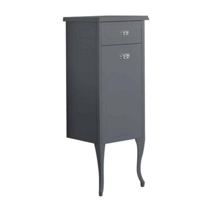 Kale Victorian 50 cm Antrasit Sağ Boy Dolabı - 310300100124 - Boy Dolaplar