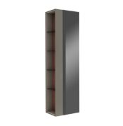 Kale Zero 2.0 50 cm Antrasit-Ceviz Boy Dolabı - 310300102195 - Boy Dolaplar