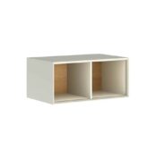 Banyocu | Banyocu.com.tr Kale Zero 2.0 50 cm Beyaz-Meşe Alt Açık Raf Modülü - 310300102196 - Banyo Alt Modülleri