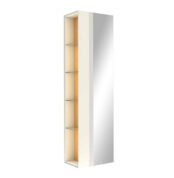 Kale Zero 2.0 50 cm Beyaz-Meşe Boy Dolabı - 310300102194 - Boy Dolaplar