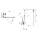 Kale Basics Döküm Borulu Mutfak Bataryası - 410200502996 - Mutfak Eviye Bataryası - 1