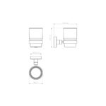 Kale D100 Diş Fırçalık (Au) - 410200600250 - Diş Fırçalık - 1