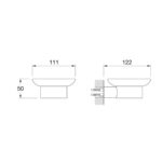 Kale D300 Krom Sabunluk - 410200600238 - Sabunluk - 1