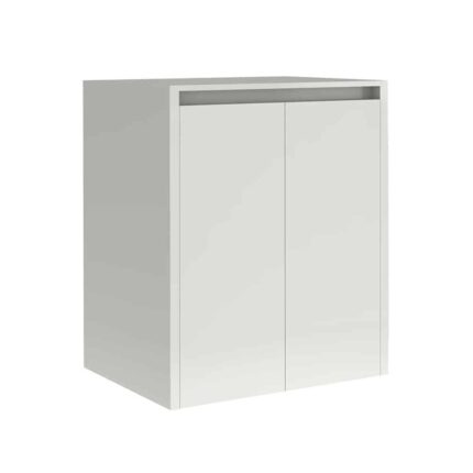 Kale Idea 2.0 70 cm Parlak Beyaz Kapaklı Çamaşır Makinesi Alt Dolabı - 310300101985 - Banyo Alt Modülleri, Çamaşır Makinesi Dolabı