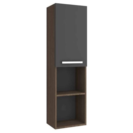 Kale Trevi 40 cm Antrasit-Ceviz Sağ Boy Dolabı - 310300103333 - Boy Dolaplar