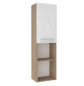 Kale Trevi 40 cm Beyaz-Meşe Sağ Boy Dolabı - 310300103332 - Boy Dolaplar