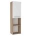 Kale Trevi 40 cm Beyaz-Meşe Sol Boy Dolabı - 310300103334 - Boy Dolaplar