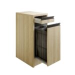 Kale Vista 35 cm Koyu Meşe Çamaşır Sepeti Dolabı - 310300101775 - Fonksiyonel ve Tamamlayıcı Ürünler - 1