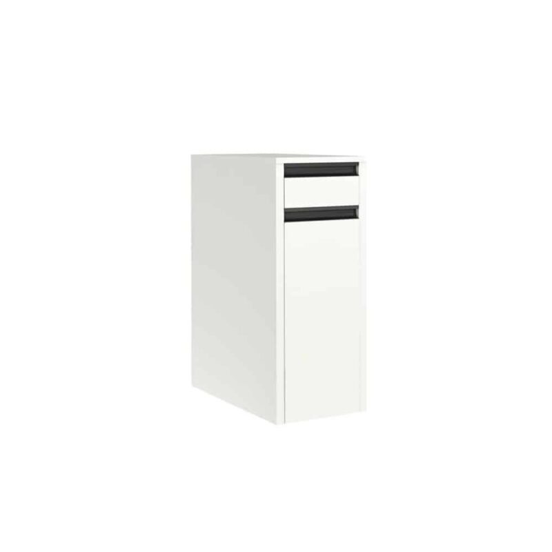 Kale Vista 35 cm Mat Beyaz Çamaşır Sepeti Dolabı - 310300101774 - Fonksiyonel ve Tamamlayıcı Ürünler