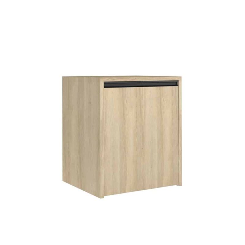 Kale Vista 76 cm Koyu Meşe Kapaklı Çamaşır Makinesi Dolabı - 310300101779 - Çamaşır Makinesi Dolabı