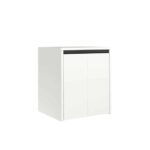 Kale Vista 76 cm Mat Beyaz Kapaklı Çamaşır Makinesi Dolabı