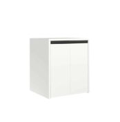Kale Vista 76 cm Mat Beyaz Kapaklı Çamaşır Makinesi Dolabı - 310300101778 - Çamaşır Makinesi Dolabı