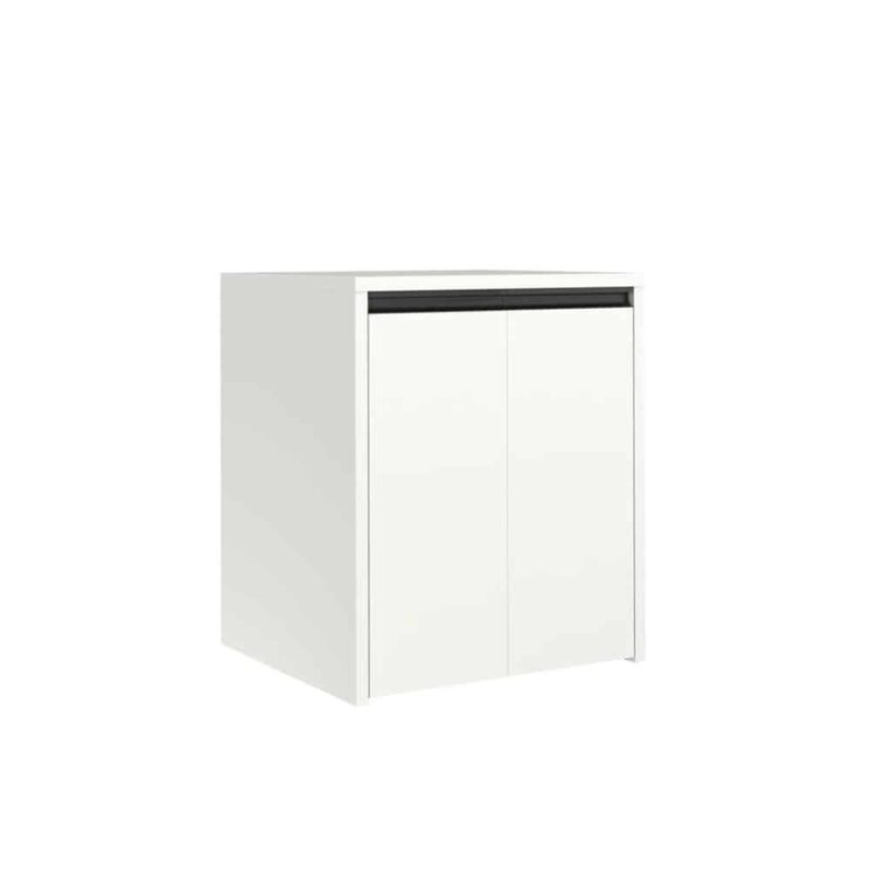 Kale Vista 76 cm Mat Beyaz Kapaklı Çamaşır Makinesi Dolabı - 310300101778 - Çamaşır Makinesi Dolabı
