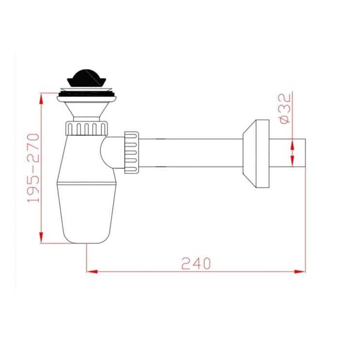 kalebeyaz plastik lavabo sifonu 924 d1