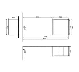 kalekale idea 2.0 70 cm parlak antrasi 92 8ed