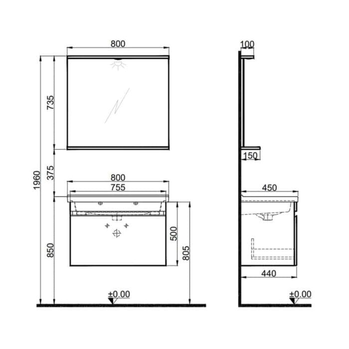 kalekale woody 80 cm ceviz banyo dolab b79e 4 1