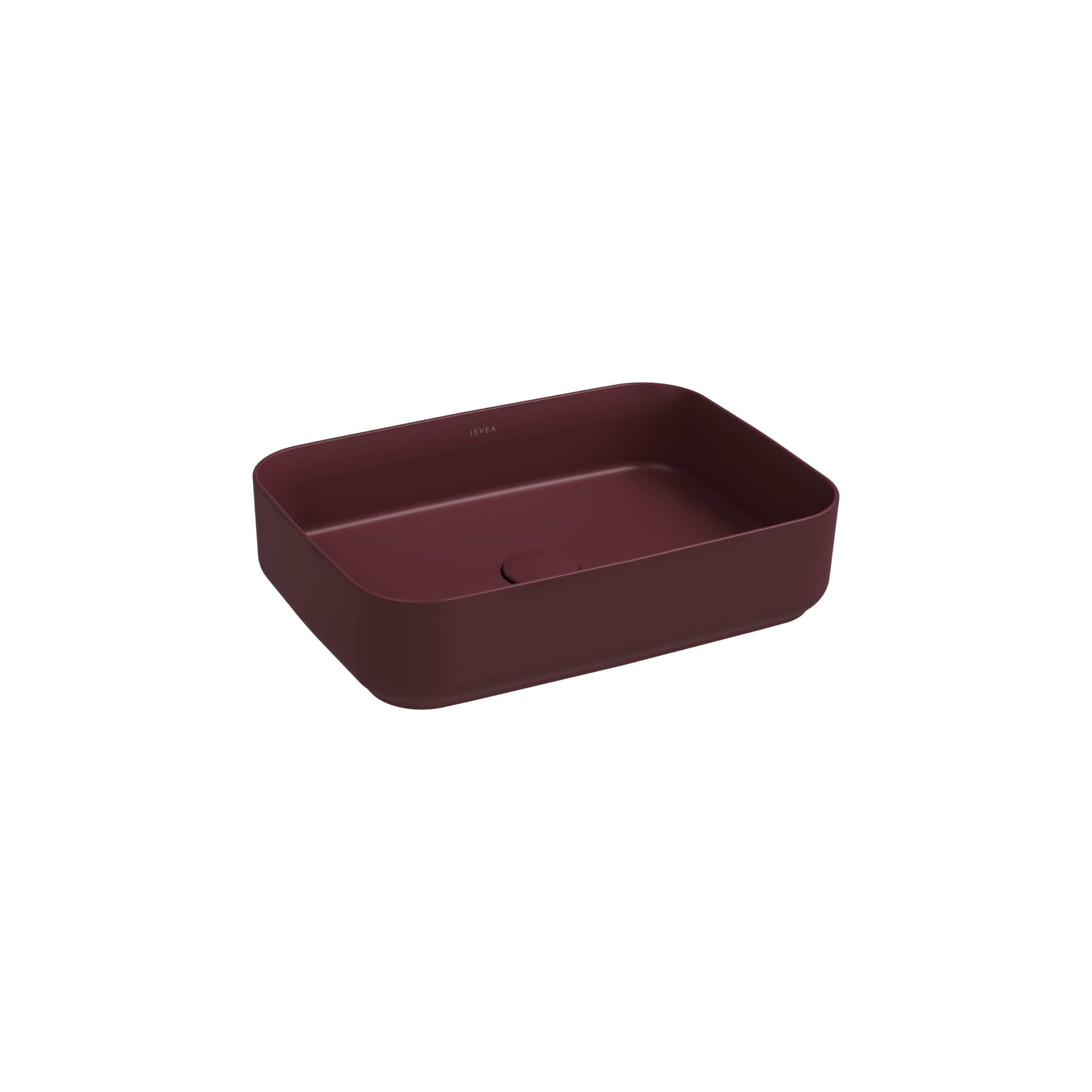 Isvea Infinity Tezgah Üstü Lavabo 50 cm Rustik Bordo Isvea Infinity Tezgah Üstü Lavabo 50 cm Rustik Bordo