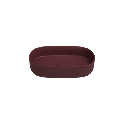 Isvea Infinity Tezgah Üstü Lavabo 55 cm Rustik Bordo