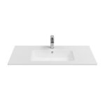 Isvea SistemaT Flat Lavabo 101 cm - 10SL50101 - Etajerli Lavabo - 1