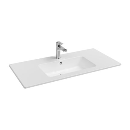 Isvea SistemaT Flat Lavabo 101 cm - 10SL50101 - Etajerli Lavabo