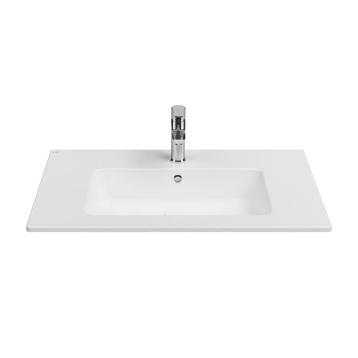 Isvea SistemaT Flat Lavabo 81 cm - 10SL51081 - Etajerli Lavabo - 1