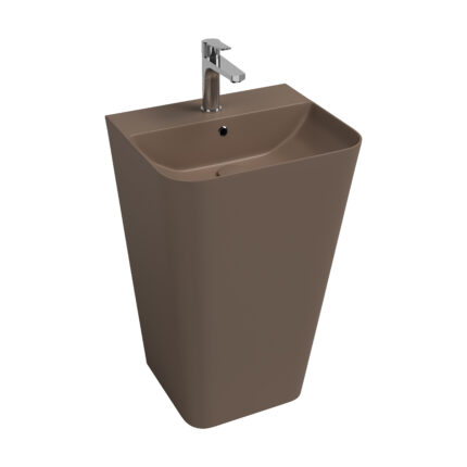 Isvea Sott Aqua Monoblok Lavabo-Vizon - 10SQ37001-2H - Monoblok Bütün Lavabo