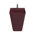 Isvea Sott Aqua Monoblok Lavabo-Rustik Bordo - Görsel 2