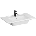 Vitra Integra Etajerli Lavabo, 80x47 cm, Beyaz - 7056B003-0001 - Etajerli Lavabo