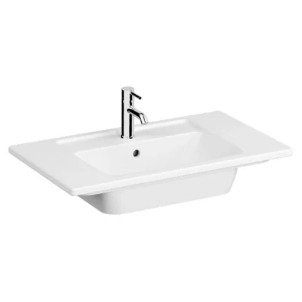 Vitra Integra 80 Cm Beyaz Etajerli Lavabo | Banyocu.com.tr