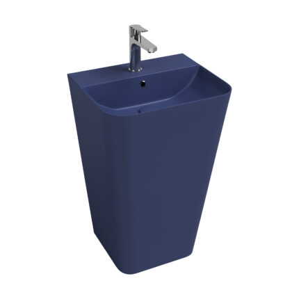 Isvea Sott Aqua Monoblok Yerden Lavabo 50 cm Isvea Mavisi