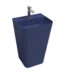 Isvea Sott Aqua Monoblok Yerden Lavabo 50 cm Isvea Mavisi - 10SQ37001-2Z - Monoblok Bütün Lavabo