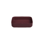 Isvea Infinity Tezgah Üstü Lavabo 50 cm Rustik Bordo
