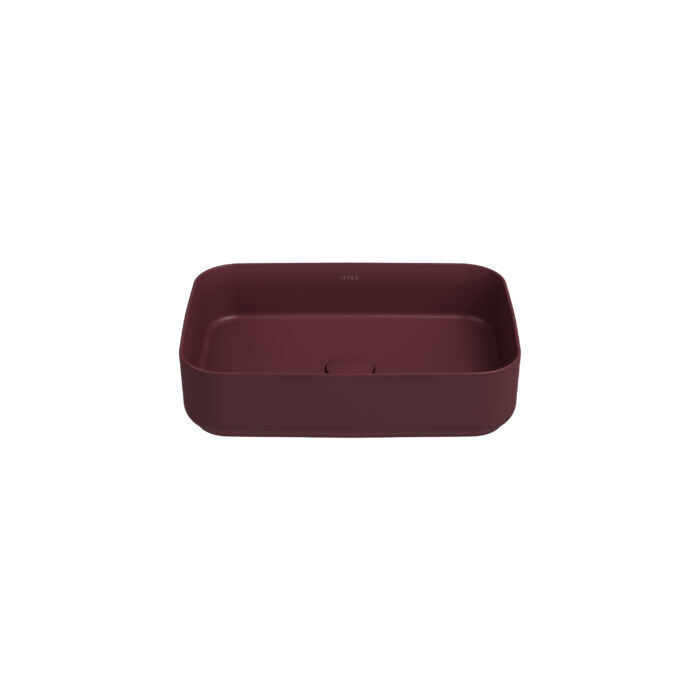 Isvea Infinity Tezgah Üstü Lavabo 50 cm Rustik Bordo