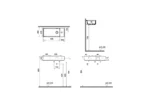 Vitra ArchiPlan 60 cm Beyaz Dar Lavabo - 7406B003-0029 - Tezgah Üstü Lavabo - 1