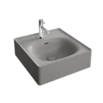 Vitra Equal 43 cm Mat Taş Gri Çanak Lavabo - 7240B476-0631 - Çanak Lavabo
