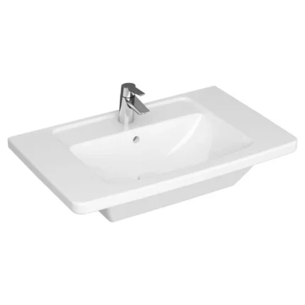 Vitra Form 300 80 cm Beyaz Etajerli Lavabo - 5246B003-0001 - Etajerli Lavabo