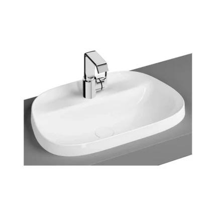 Vitra Frame 57 cm Mat Siyah Tezgahüstü Lavabo