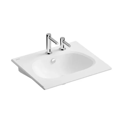 Vitra Frame 65 cm Beyaz Etajerli Lavabo - 5707B403-1514 - Etajerli Lavabo
