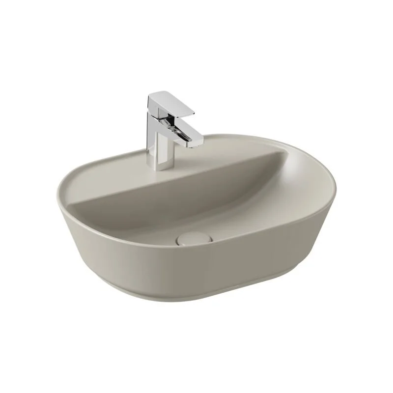 Vitra Geo 55 cm Mat Bej Çanak Lavabo Vitra Geo 55 cm Mat Bej Çanak Lavabo