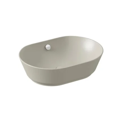 Vitra Geo 55 cm Mat Bej Çanak Lavabo - 7427B020-0012 - Çanak Lavabo
