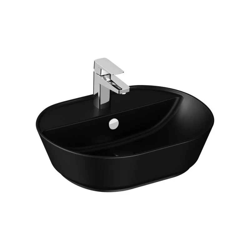 Vitra Geo 55 cm Mat Siyah Çanak Lavabo Vitra Geo 55 cm Mat Siyah Çanak Lavabo - 7428B083-0001 - Çanak Lavabo