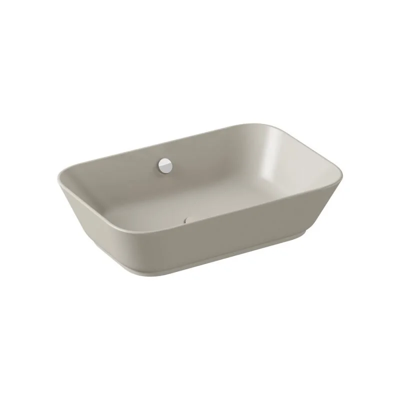 Vitra Geo 60 cm Mat Bej Çanak Lavabo