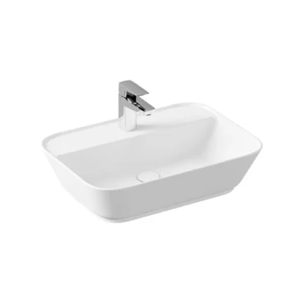 Vitra Geo 60 cm Mat Beyaz Çanak Lavabo - 7426B001-0041 - Çanak Lavabo