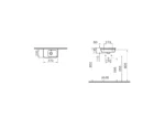 Vitra Integra 37 cm Beyaz Standart Lavabo - 7090L003-0012 - Standart Lavabo - 1