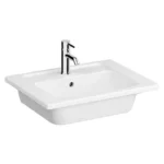 Vitra Integra 60 cm Beyaz Etajerli Lavabo - 7055B003-0001 - Etajerli Lavabo