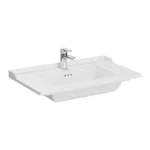 Vitra Integra 80 cm Beyaz Classic Etajerli Lavabo - 7001B003-0001 - Etajerli Lavabo