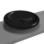 Vitra İstanbul 50 cm Siyah Çanak Lavabo - 4522B470-0016 - Çanak Lavabo