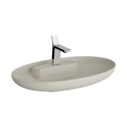 Vitra Memoria 75 cm Mat Bej Çanak lavabo - 5881B420-0563 - Çanak Lavabo